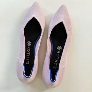Rothy's Blush point flats